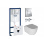 Комплект інсталяції Grohe Rapid SL 4 в 1 + унітаз підвісний Quarter Bath Deep з кришкою Standart 38772001/70DE03054.00.1/30SCD.01WG