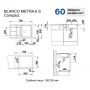 Мийка для кухні Blanco Metra 6S Compact (513473)