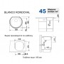 Мийка для кухні Blanco Rondoval 45 (513314) мікротекстура