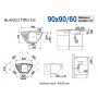 Мийка для кухні Blanco Tipo 9E (511582)