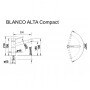 Змішувач для кухні Blanco Alta Compact (515120)
