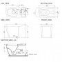 Безободковый унитаз-компакт Devit COUNTRY 2.0 (3010125) быстросъемное сиденье soft close