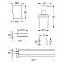 Набор аксессуаров Grohe Essentials Cube (40847001)