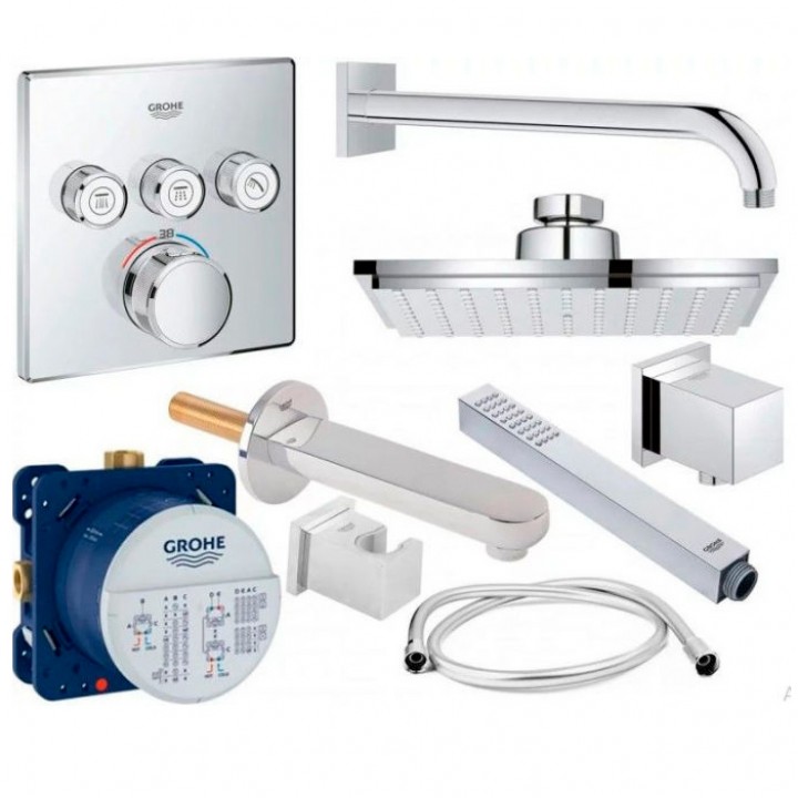 Душовий набір Grohe Grohtherm SmartControl Cube 23409SC2