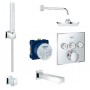 Душевой набор Grohe Grohtherm SmartControl Cube (23409SC2)