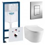 Grohe Система инсталляции Grohe (38772001) с подвесным унитазом Devit Project 2.0 (3220147)