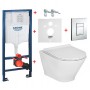 Инсталляция Grohe Rapid SL (38772001) с унитазом Roca Gap Round Rimless (A34H0N8000)