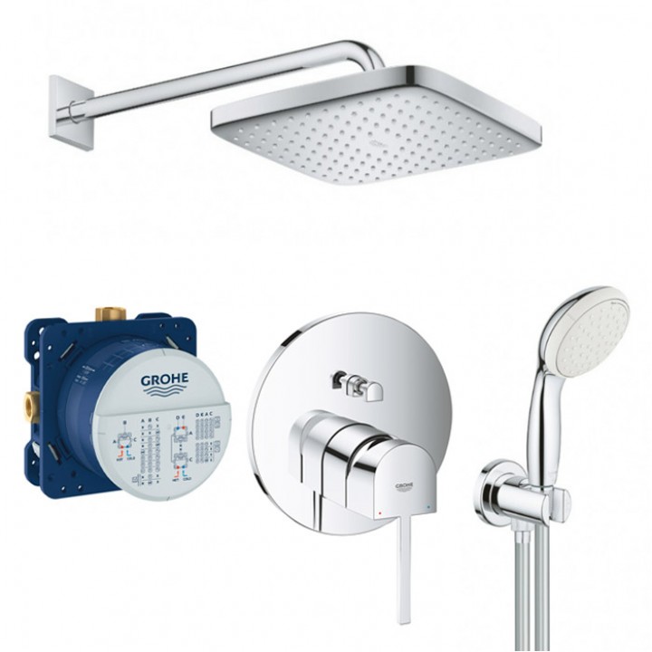 Душевая система Grohe Plus 24060003B (24060003+35600000+26687000+26406001)