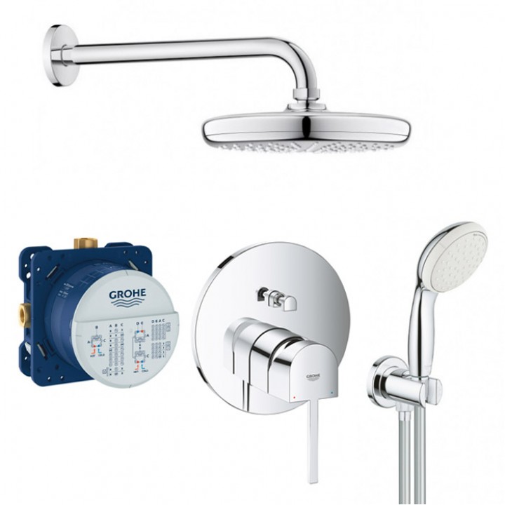 Душевая система Grohe Plus 24060003R (24060003+35600000+26411000+26406001)