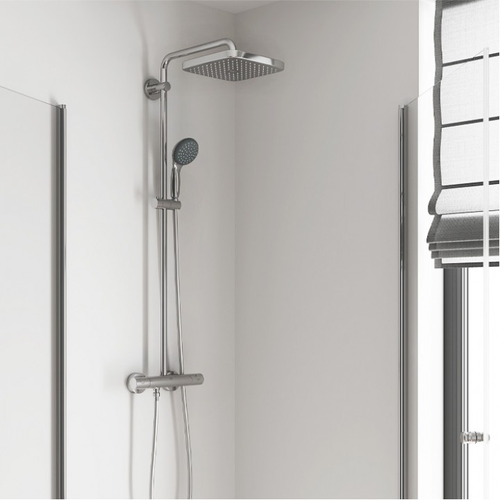 Душевая система Grohe QuickFix Vitalio Start System 250 Cube (26697000)