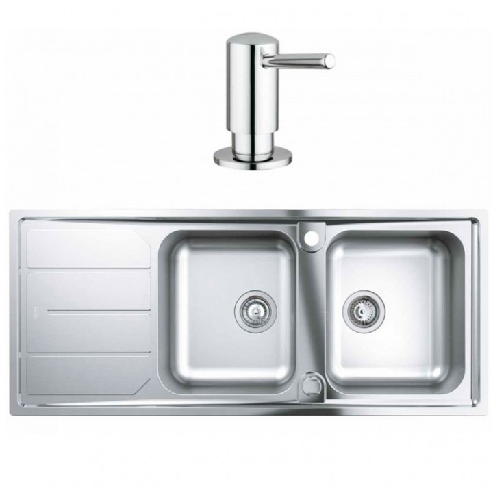 Мойка для кухни Grohe K500 (31588SD0+40536000)