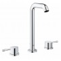 Смеситель для раковины на 3 отверстия Grohe Essence New (20299001) 244 мм высота