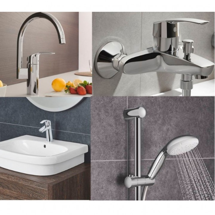 Набор смесителей 4 в 1 Grohe Eurosmart (123248MK)