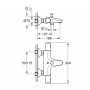 Термостат для ванни Grohe Precision Start + Душовий гарнітур Vitalio Start 100 (UA303907T1)