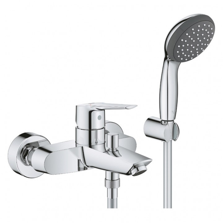 Смеситель для ванной с душевым набором Grohe QuickFix Start (23413002)