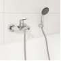 Смеситель для ванной с душевым набором Grohe QuickFix Start (23413002)