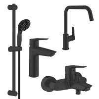 Набор смесителей 4 в 1 Grohe QuickFix Start UA303301MK