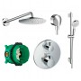 Душевая система Hansgrohe Ecostat S (15758111)