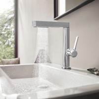 Смеситель для раковины Hansgrohe Finoris 76063000 с выдвижной лейкой