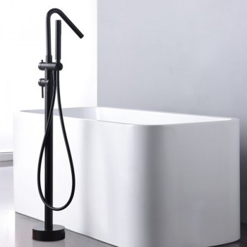 IMEX CORCEGA MATT BLACK Підлоговий змішувач для ванни, чорний матовий BBECO1/NG