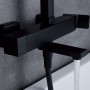 IMEX FIJI MATT BLACK Душова колона для ванни, чорний матовий BDF016-B