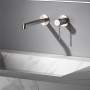 IMEX LINE BRUSHED NICKEL Змішувач для умивальника зі стіни, матовий нікель GLD038/NQ