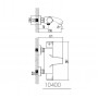Термостатичний змішувач для ванни Imprese Centrum 10400