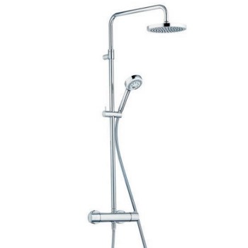 Душевая система Kludi Logo Dual Shower System 1S с термостатом (6809505-00)