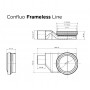 Душевой трап Pestan Confluo Frameless Line 750 (13701205) черное стекло