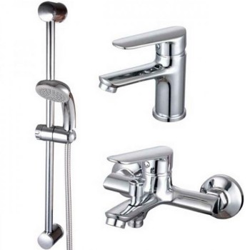 Набір змішувачів з душовим набором Q-tap Set 35-211 CRM (QTSETCRM35211)