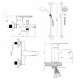 Набор смесителей с душевым набором Q-tap Set 35-211 CRM (QTSETCRM35211)