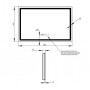 Зеркало Q-Tap Mideya LED DC-F904 80x60 (QTMIDDC904)