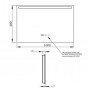 Зеркало Q-Tap Mideya LED DC-F609 100x60 (QTMIDDCF609)