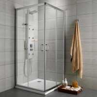 Душевая кабина Radaway Premium Plus D 900x750 (30433-01-01N) профиль хром, стекло прозрачное