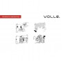 Инсталляция Volle с унитазом Volle Virgo 4 в 1 (13-23-455+201010+221515)