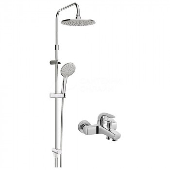 Набір 2в1: душова система, змішувач для ванни/душа AM.PM F4087514 Sense